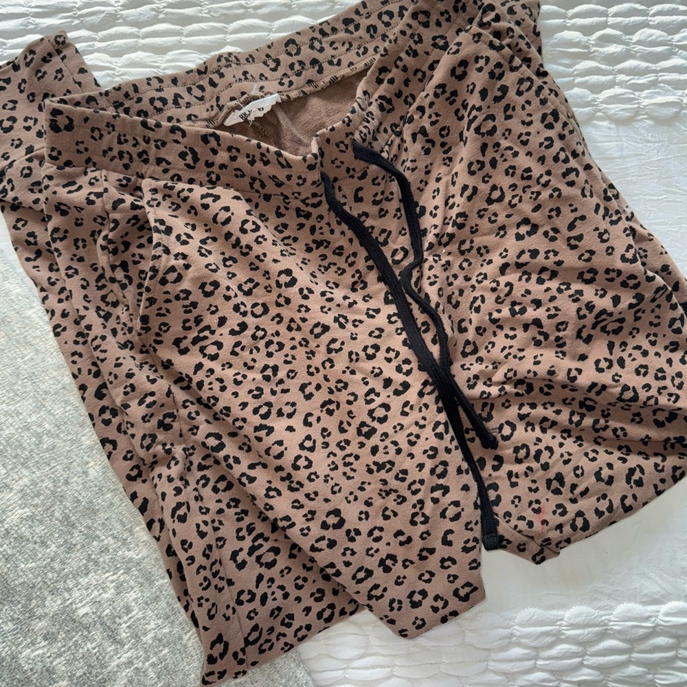 Cheetah Print Sweatpants Steve Madden